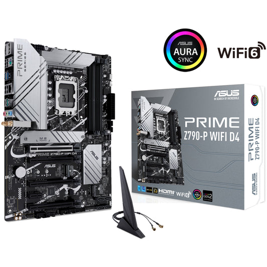 ASUS Prime Z790-P DDR4 WIFI LGA 1700 (Intel® 13th &12th Gen) ATX PCIe 3x M.2 Thunderbolt™ 4